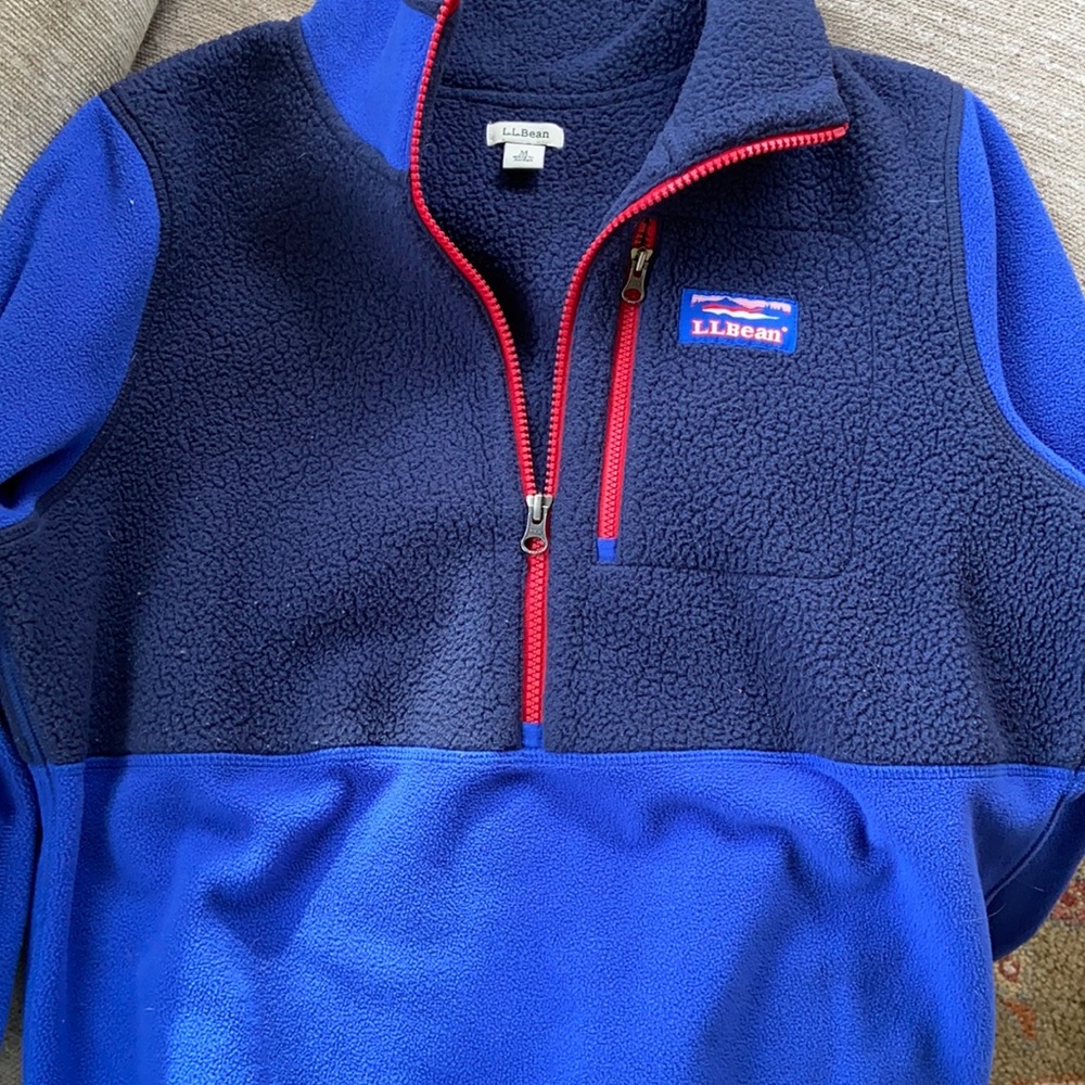 Half zip LLBean pullover